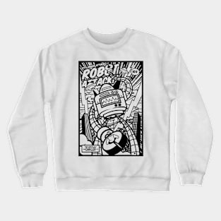 Robot Attack Crewneck Sweatshirt